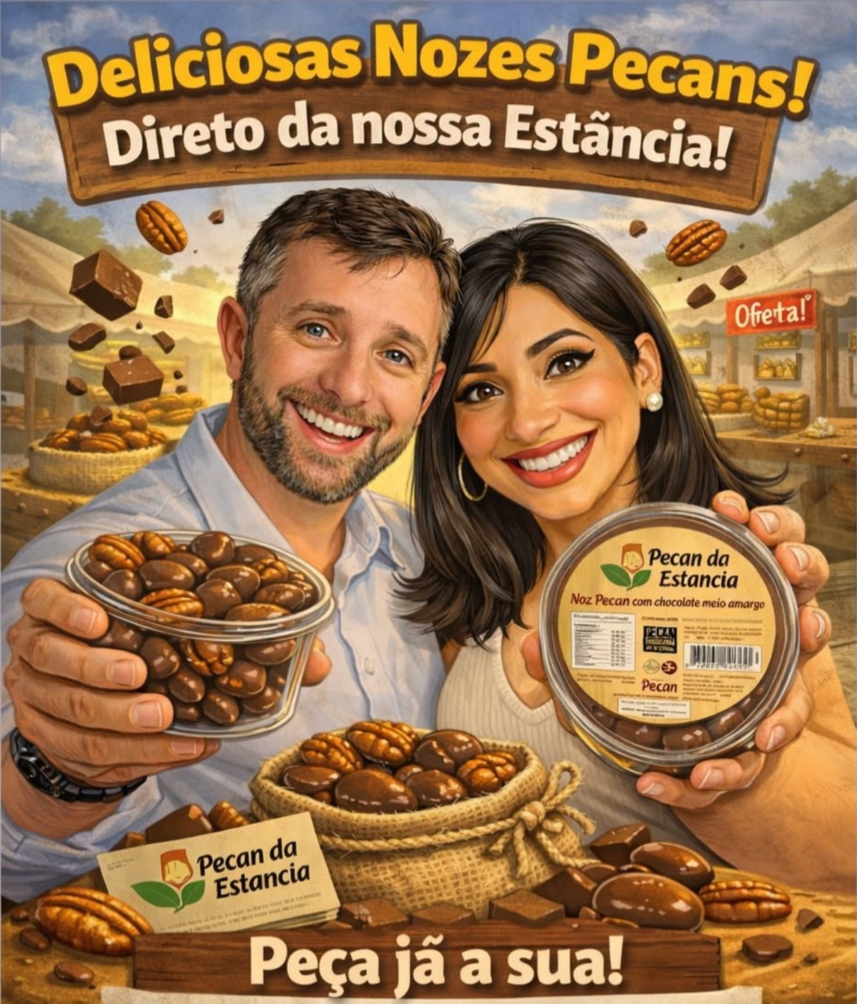 Família Lava — Pecan da Estância