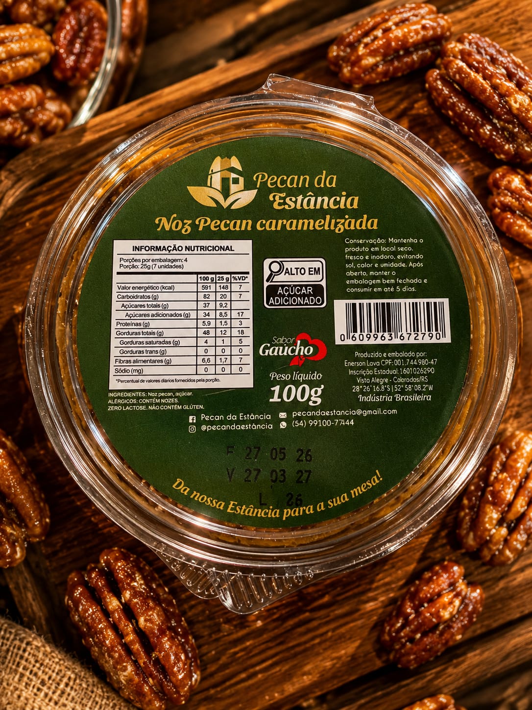 Nozes Caramelizadas